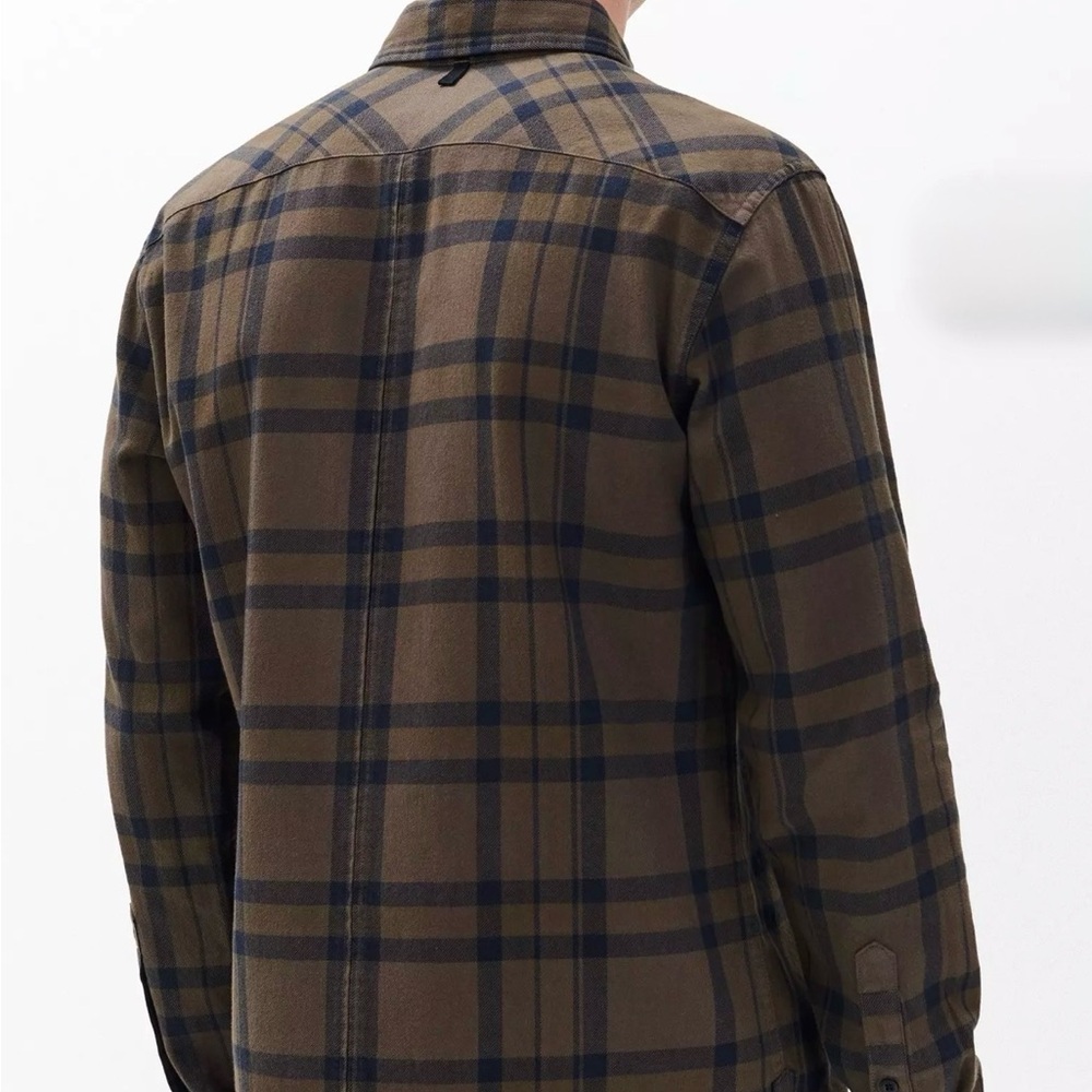 rag & bone Men's Tomlin Plaid Flannel Shirt - XL - Picture 2 of 6
